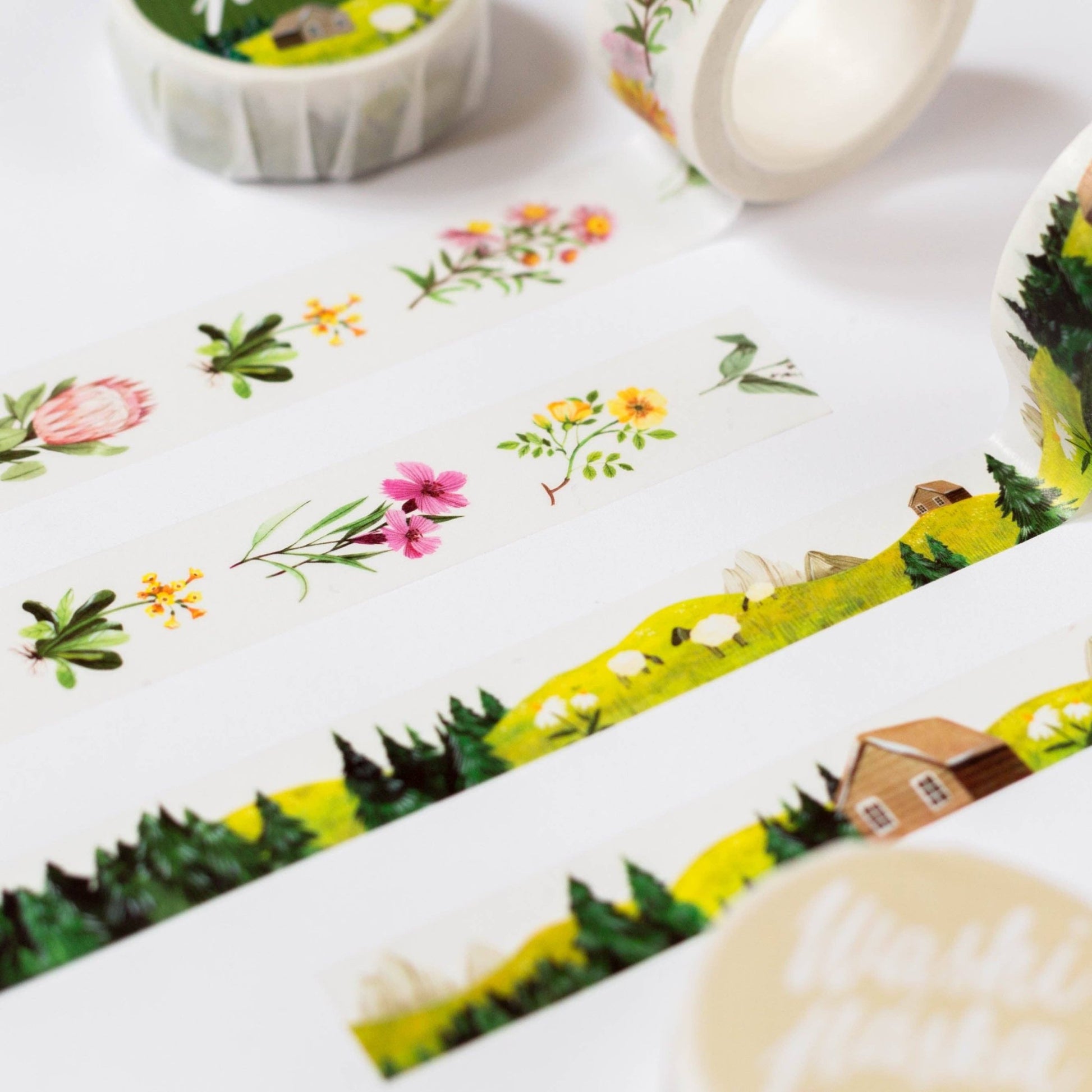 Washi tape | Wild Pencil Studio | Flowers - Wild Pencil Studio - millenotes