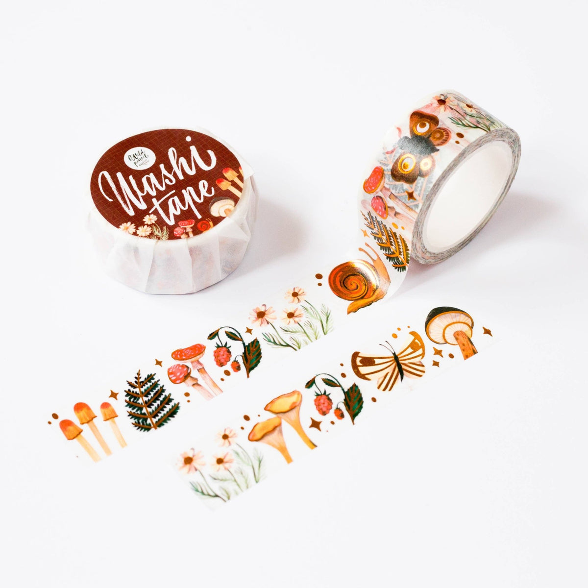 Washi tape | Wild Pencil Studio | Golden Forest - Wild Pencil Studio - millenotes