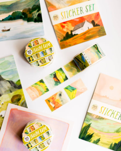 Washi tape | Wild Pencil Studio | Landscapes - Wild Pencil Studio - millenotes