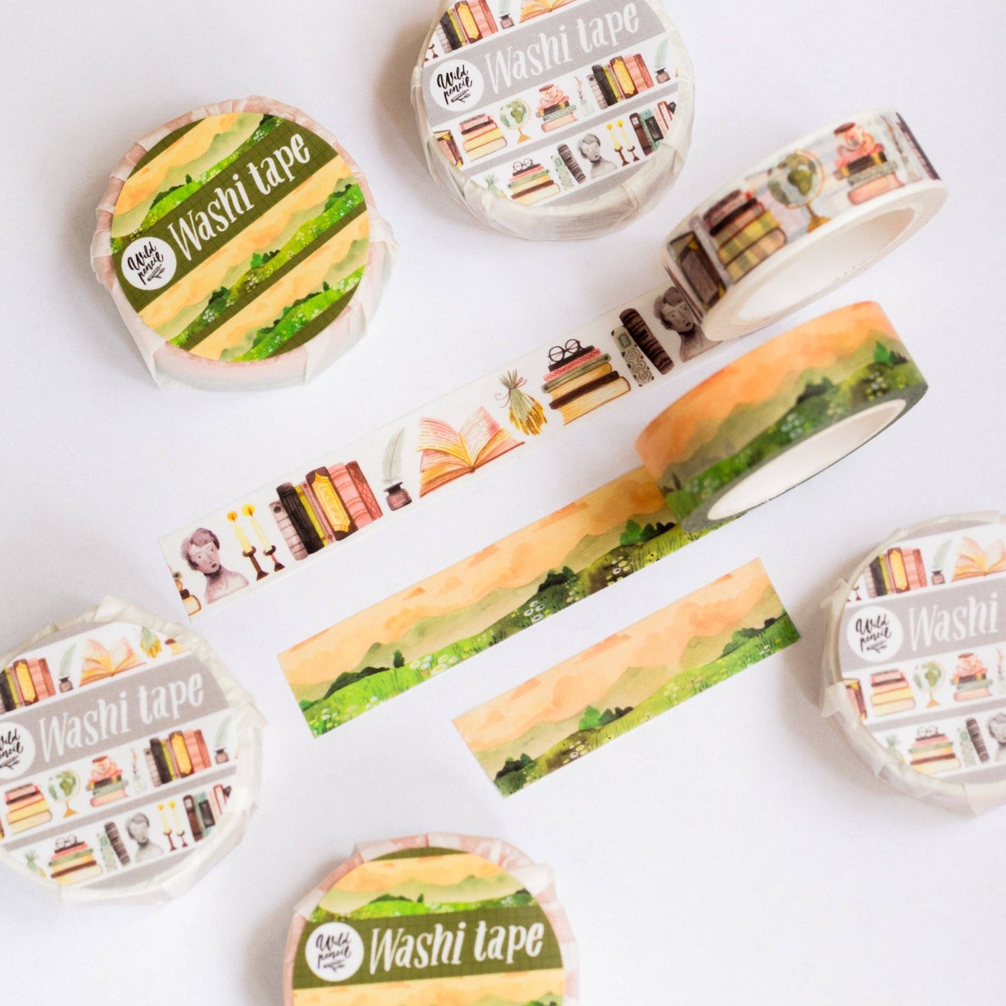 Washi tape | Wild Pencil Studio | Sunset - Wild Pencil Studio - millenotes