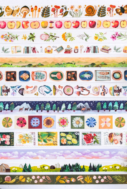 Washi tape | Wild Pencil Studio | Winter Night - Wild Pencil Studio - millenotes