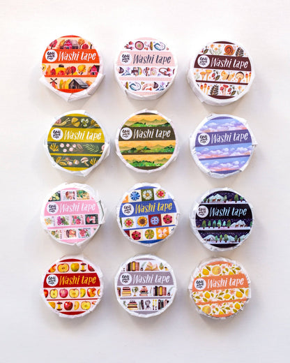 Washi tape | Wild Pencil Studio | Winter Night - Wild Pencil Studio - millenotes
