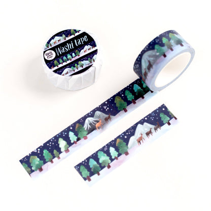 Washi tape | Wild Pencil Studio | Winter Night - Wild Pencil Studio - millenotes
