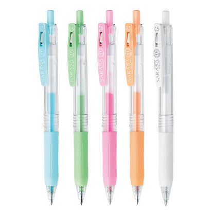 ZEBRA SARASA Set de 5 Stylos gel | Milk Color - ZEBRA - millenotes