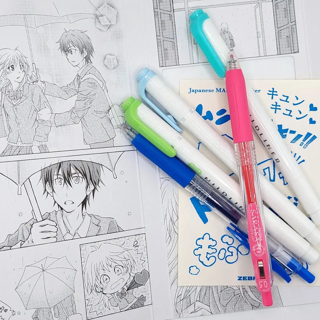 ZEBRA Set de Stylos MANGA japonais | One Umbrella - ZEBRA - millenotes