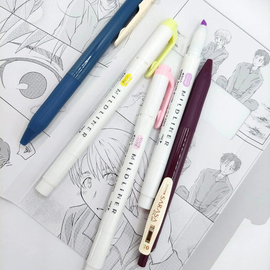 ZEBRA Set de Stylos MANGA japonais | Sweet Cuddle - ZEBRA - millenotes