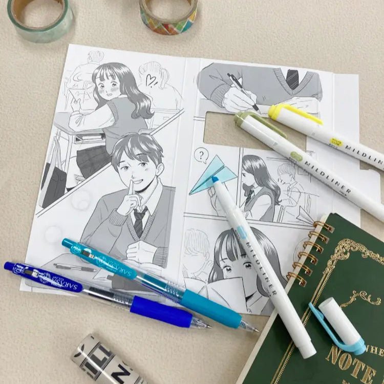 ZEBRA Set de Stylos MANGA japonais | The Secret Message - ZEBRA - millenotes