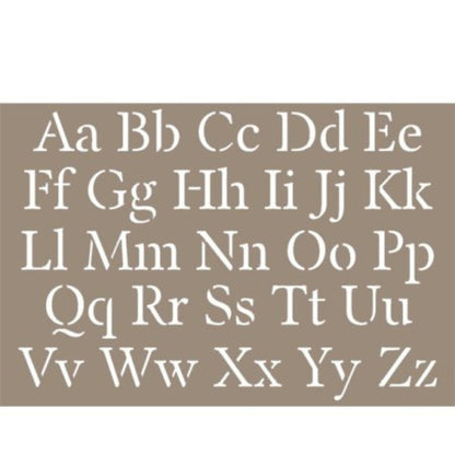 Artemio Pochoir Alphabet Majuscules et Miniscules - Artemio - millenotes
