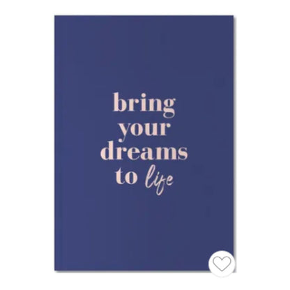 Bring your dreams to life - Carnet pointillé 90g (A5) - Juniqe - millenotes