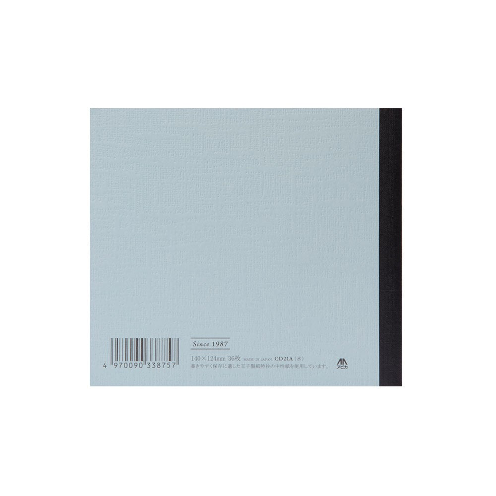 Carnet Apica Retro C.D. Notebook carré, bleu clair - Apica - millenotes