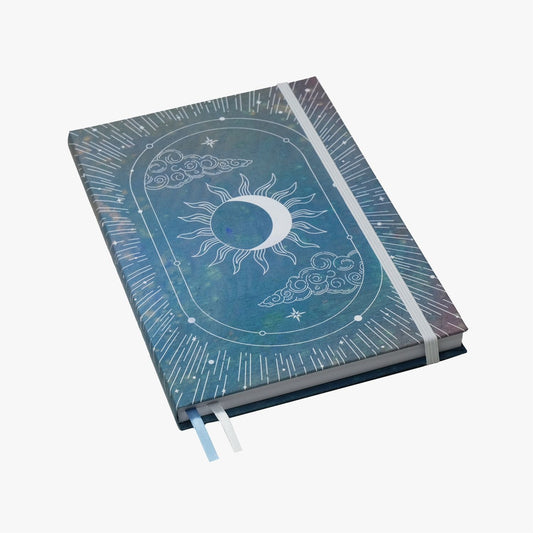 Carnet pointillé couverture rigide 150g (A5) | Celestial - Devangari-art - millenotes