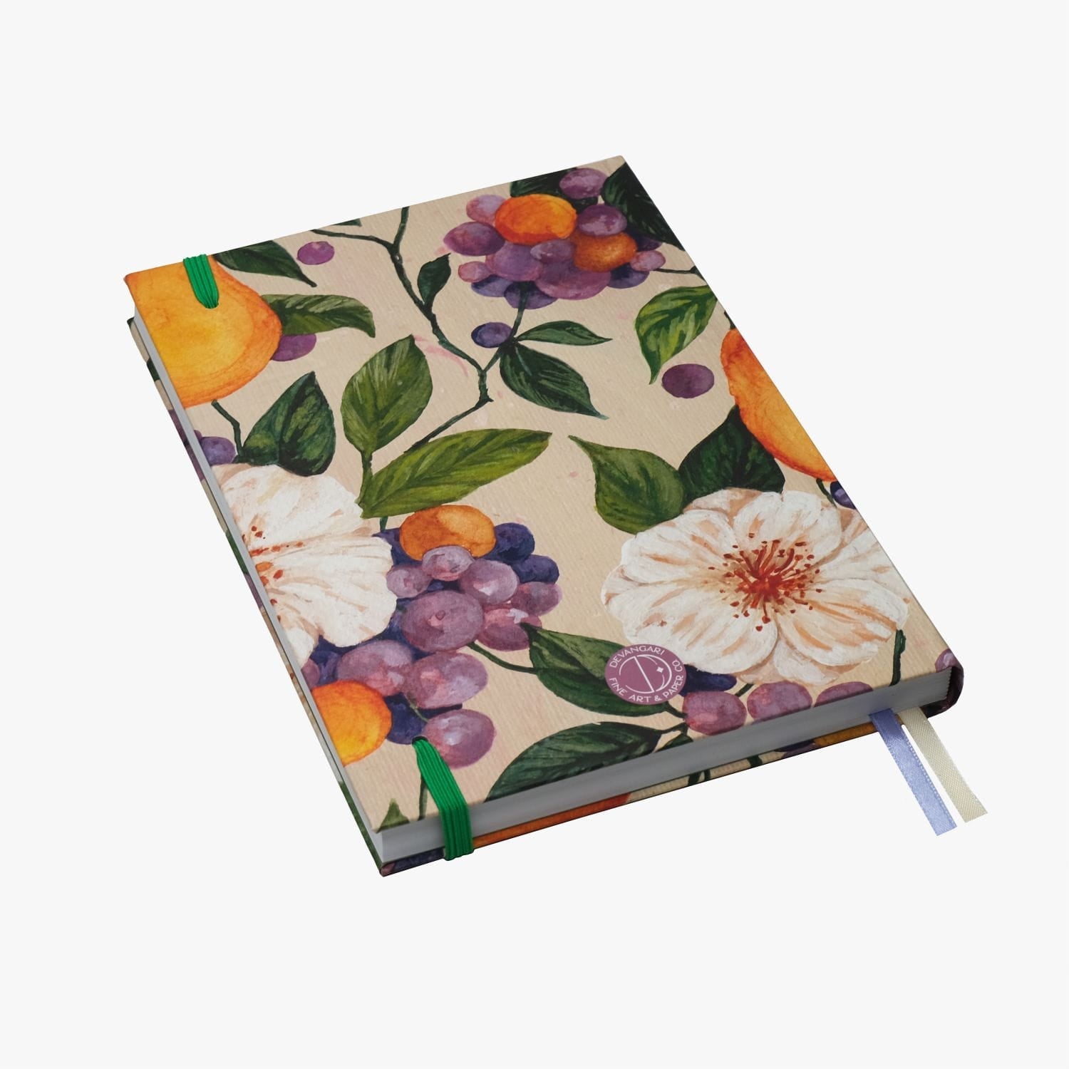 Carnet pointillé couverture rigide 150g (B5) | Blooming Orchard - Devangari-art - millenotes