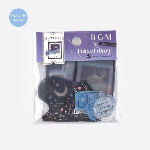 Deco Stickers Japonais BGM Nuit étoilée - BGM - millenotes
