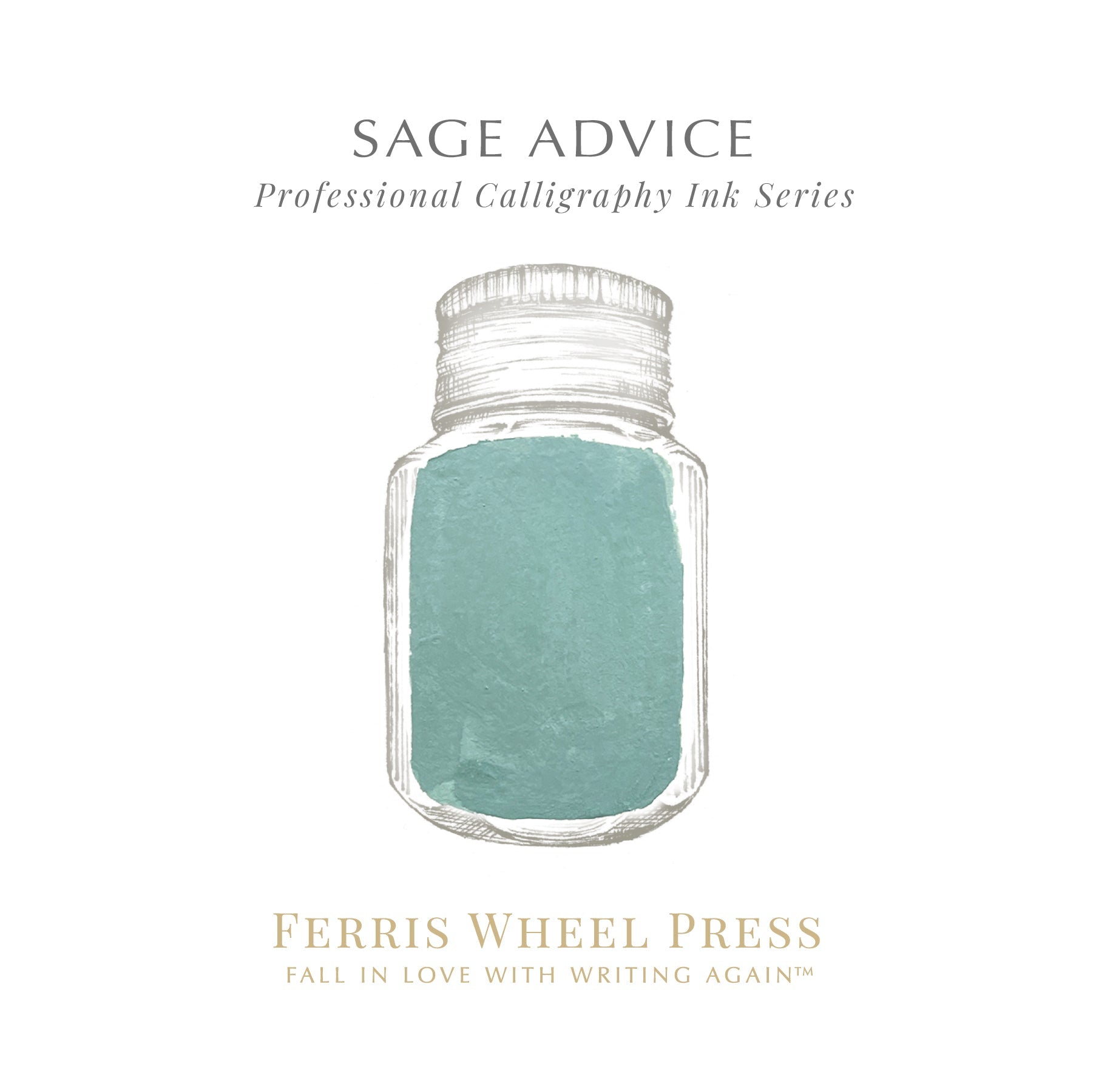 Encre de Calligraphie Ferris Wheel Press | Sage advice - Ferris Wheel Press - millenotes