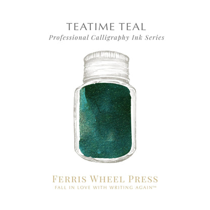 Encre de Calligraphie Ferris Wheel Press | Teatime Teal - Ferris Wheel Press - millenotes