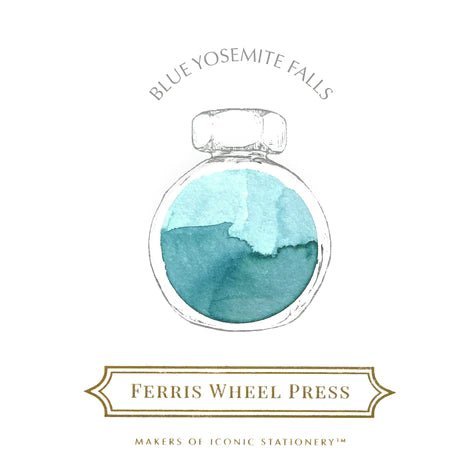 Encre pour stylo plume Ferris Wheel Press | Bleu de Chutes de Yosemite - Ferris Wheel Press - millenotes