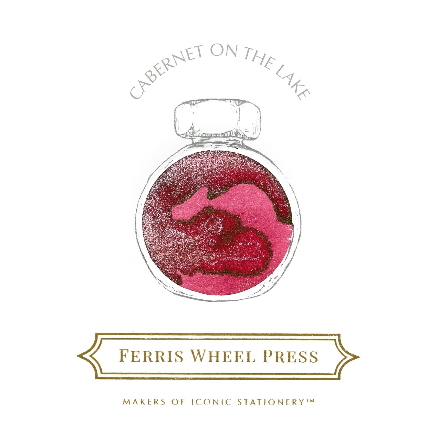 Encre pour stylo plume Ferris Wheel Press | Cabernet on the Lake - Ferris Wheel Press - millenotes