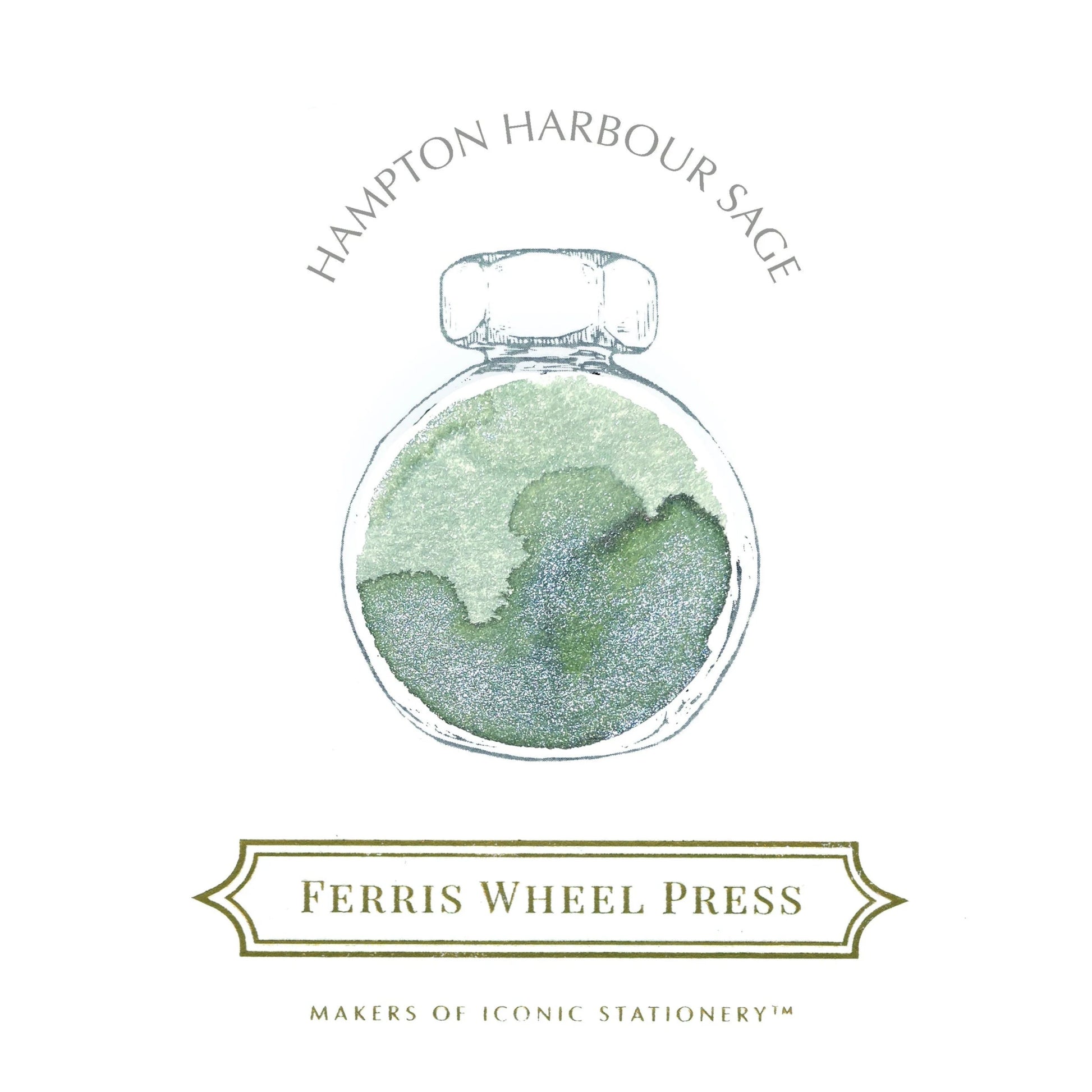 Encre pour stylo plume Ferris Wheel Press | Hampton Harbour Sage - Ferris Wheel Press - millenotes