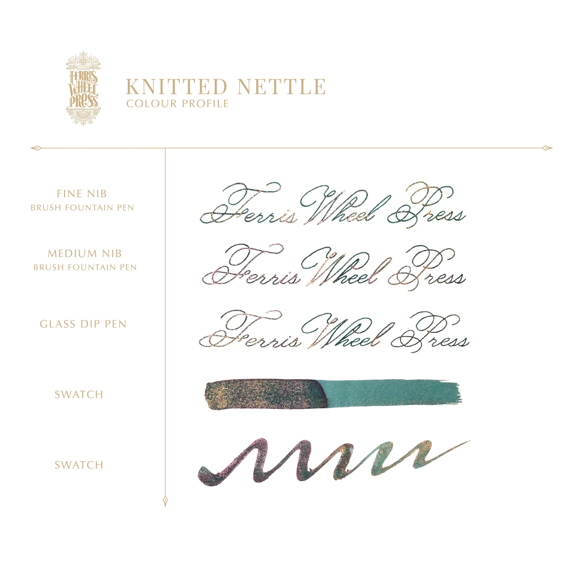 Encre pour stylo plume Ferris Wheel Press | Knitted Nettle - Ferris Wheel Press - millenotes