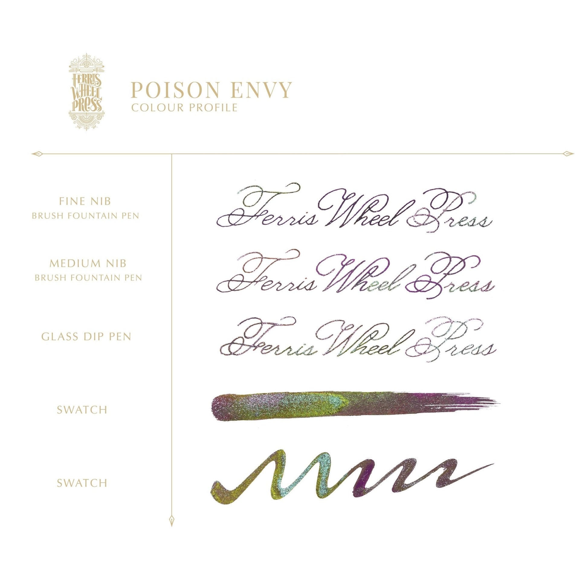 Encre pour stylo plume Ferris Wheel Press | Poison Envy - Ferris Wheel Press - millenotes