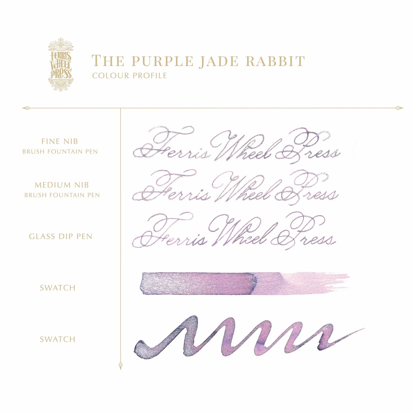 Encre pour stylo plume Ferris Wheel Press | Purple Jade Rabbit - Ferris Wheel Press - millenotes