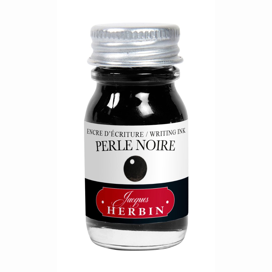 Encre Stylo plume J. Herbin flacon 10ml - J. Herbin - Perle Noire - millenotes