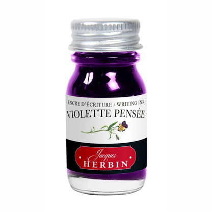 Encre Stylo plume J. Herbin flacon 10ml - J. Herbin - Violette Pensée - millenotes