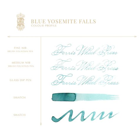 Ensemble Bleu Clair | Encre de couleur et un stylo plume Ferris Wheel Press - Ferris Wheel Press - millenotes
