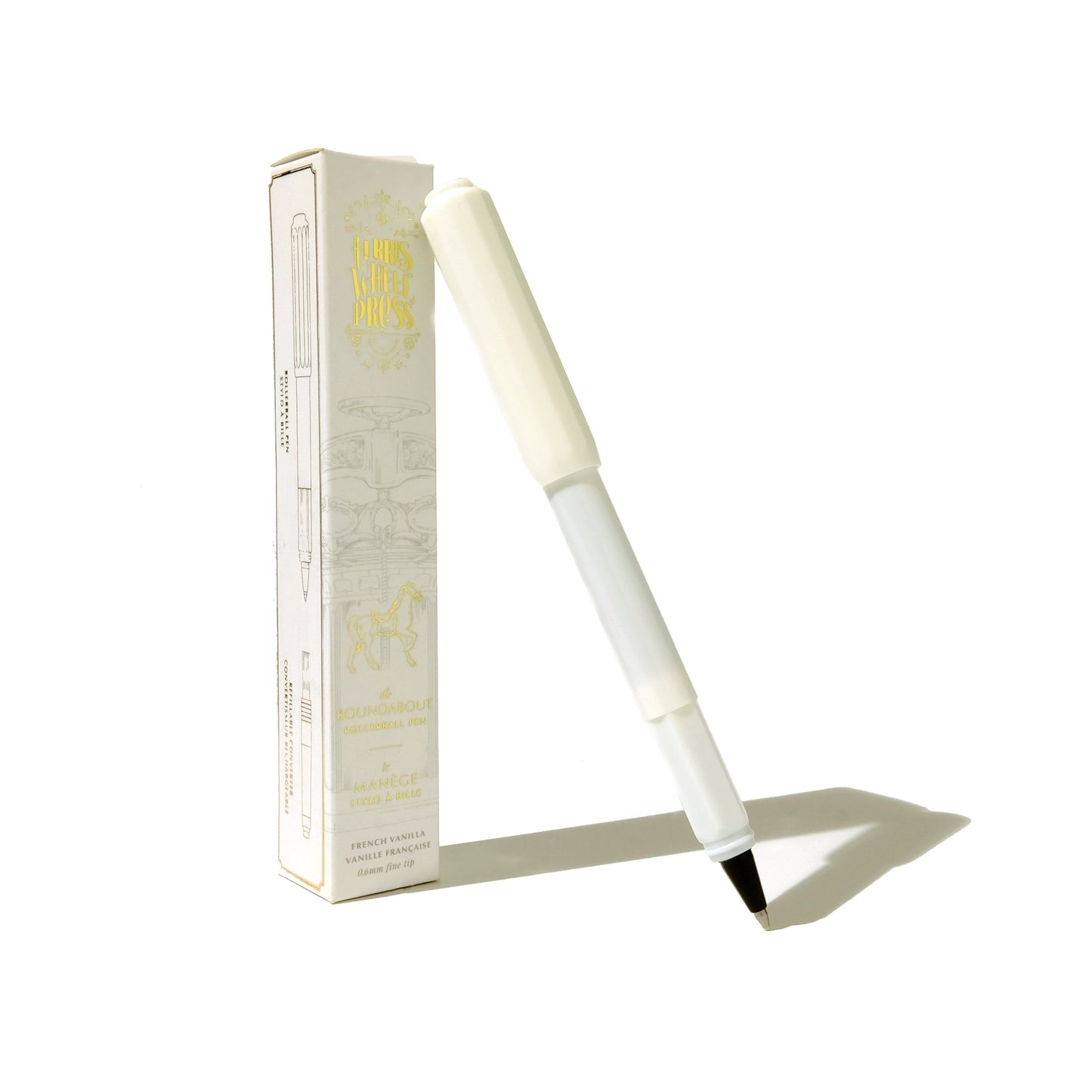 Ferris Wheel Press Stylo Roller | The Roundabout - Ferris Wheel Press - French Vanilla - blanc - millenotes