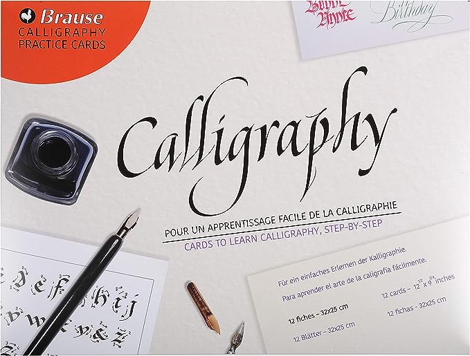 Fiches d'apprentissage à la calligraphie | Brause - Brause - millenotes