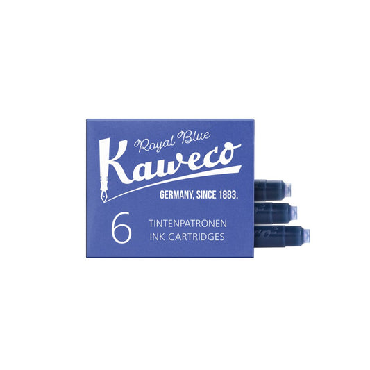 Kaweco 6 Cartouches d'encre Bleu Royal - Kaweco - millenotes