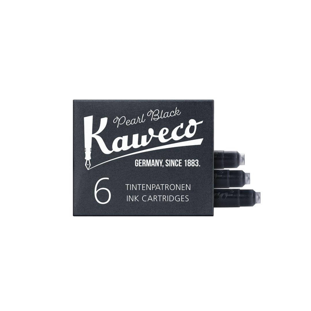Kaweco 6 Cartouches d'encre Perle Noir - Kaweco - millenotes