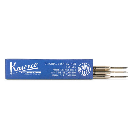 Kaweco Recharge pour Stylo à bille Bleu 0.8 mm G2 - 3 PC - Kaweco - millenotes
