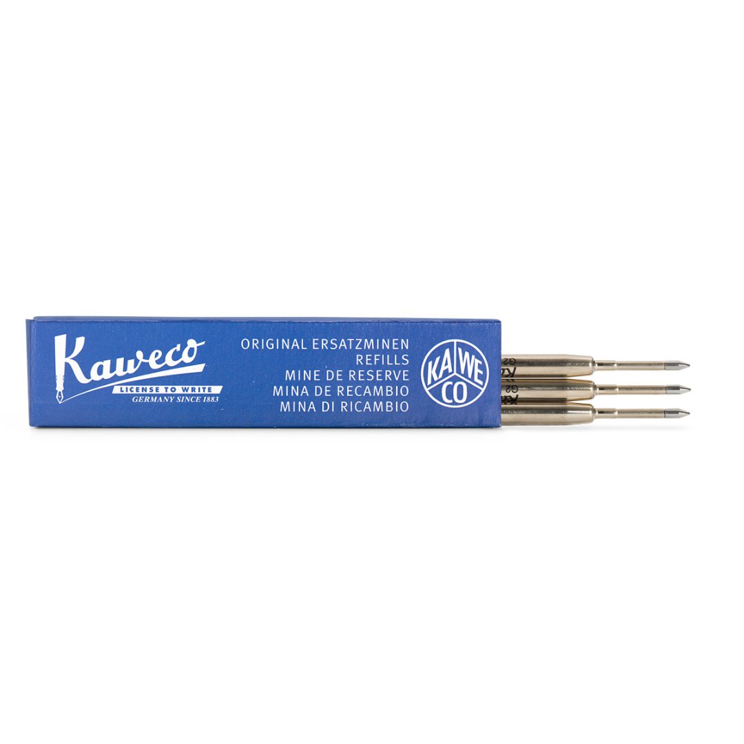 Kaweco Recharge pour Stylo à bille Bleu 1.0 mm G2 - 3 PC - Kaweco - millenotes