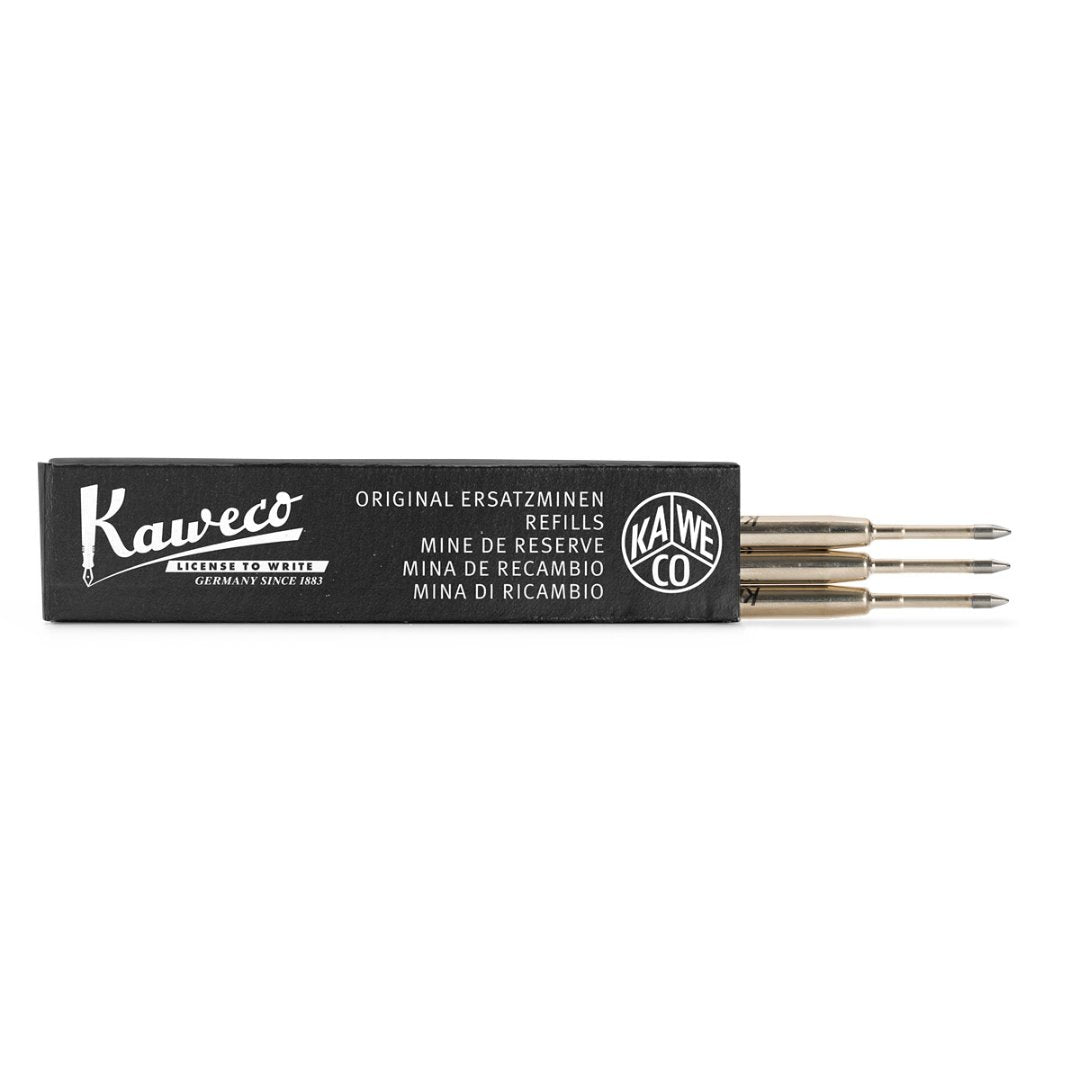 Kaweco Recharge pour Stylo à bille Noir 0.8 mm G2 - 3 PC - Kaweco - millenotes