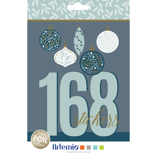 Livret de 168 stickers Artemio - Splendid Christmas - Stickers de Noël - Artemio - millenotes