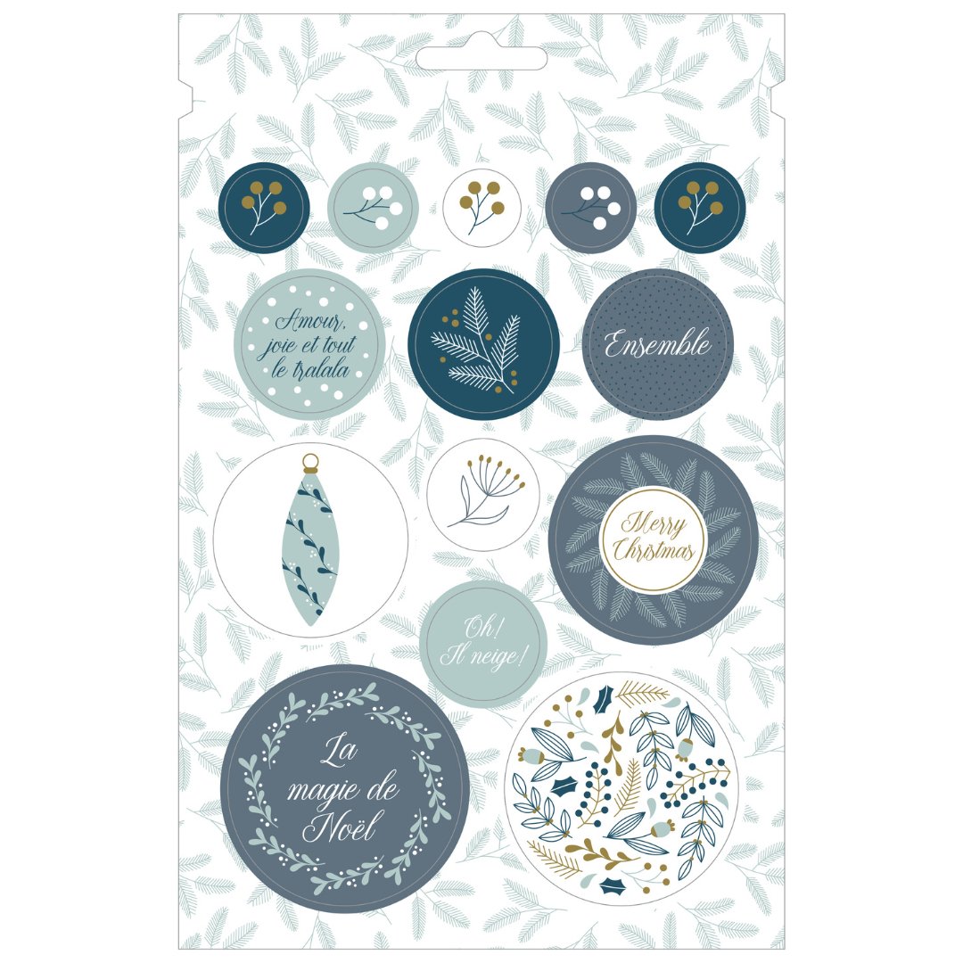 Livret de 168 stickers Artemio - Splendid Christmas - Stickers de Noël - Artemio - millenotes