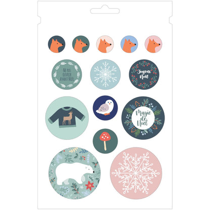 Livret de 168 stickers Artemio - Woodsy Christmas - Stickers de Noël - Artemio - millenotes
