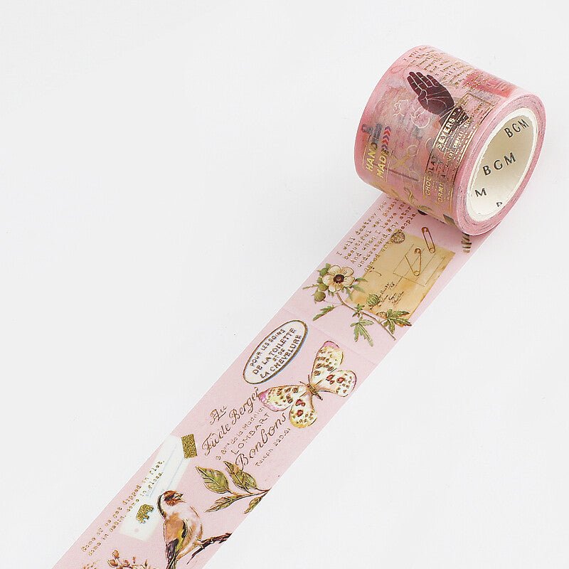 Masking Tape Japonais Washi | Journal rose - BGM - millenotes
