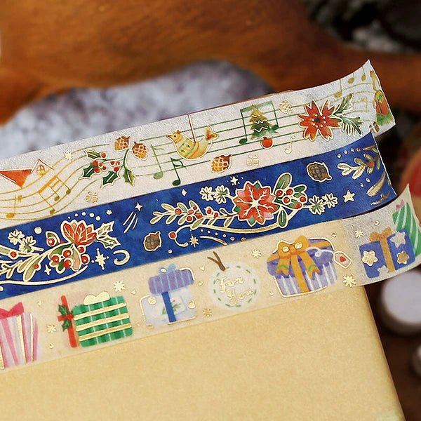 Masking Tape Japonais Washi | Poinsettia - BGM - millenotes