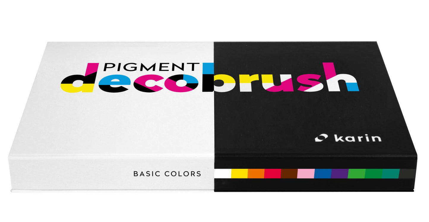 PIGMENT Decobrush - Basic Colors Set - Karin Markers - millenotes