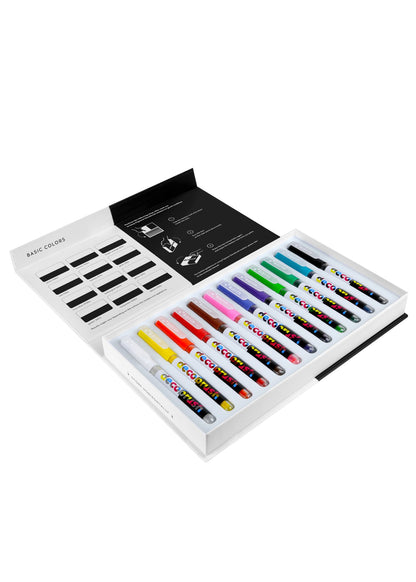 PIGMENT Decobrush - Basic Colors Set - Karin Markers - millenotes
