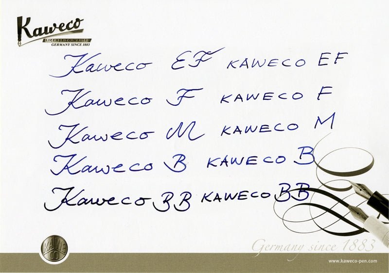 Plume large remplaçable devissable Kaweco - Kaweco - Kaweco FROSTED - Rose Givrée - millenotes