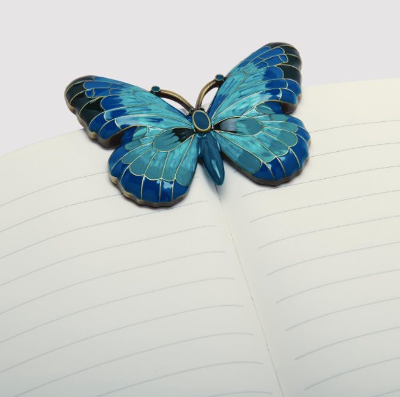 Pré-commande | Bloque-page Papillon Sarcelle Esterbrook - Esterbrook - millenotes