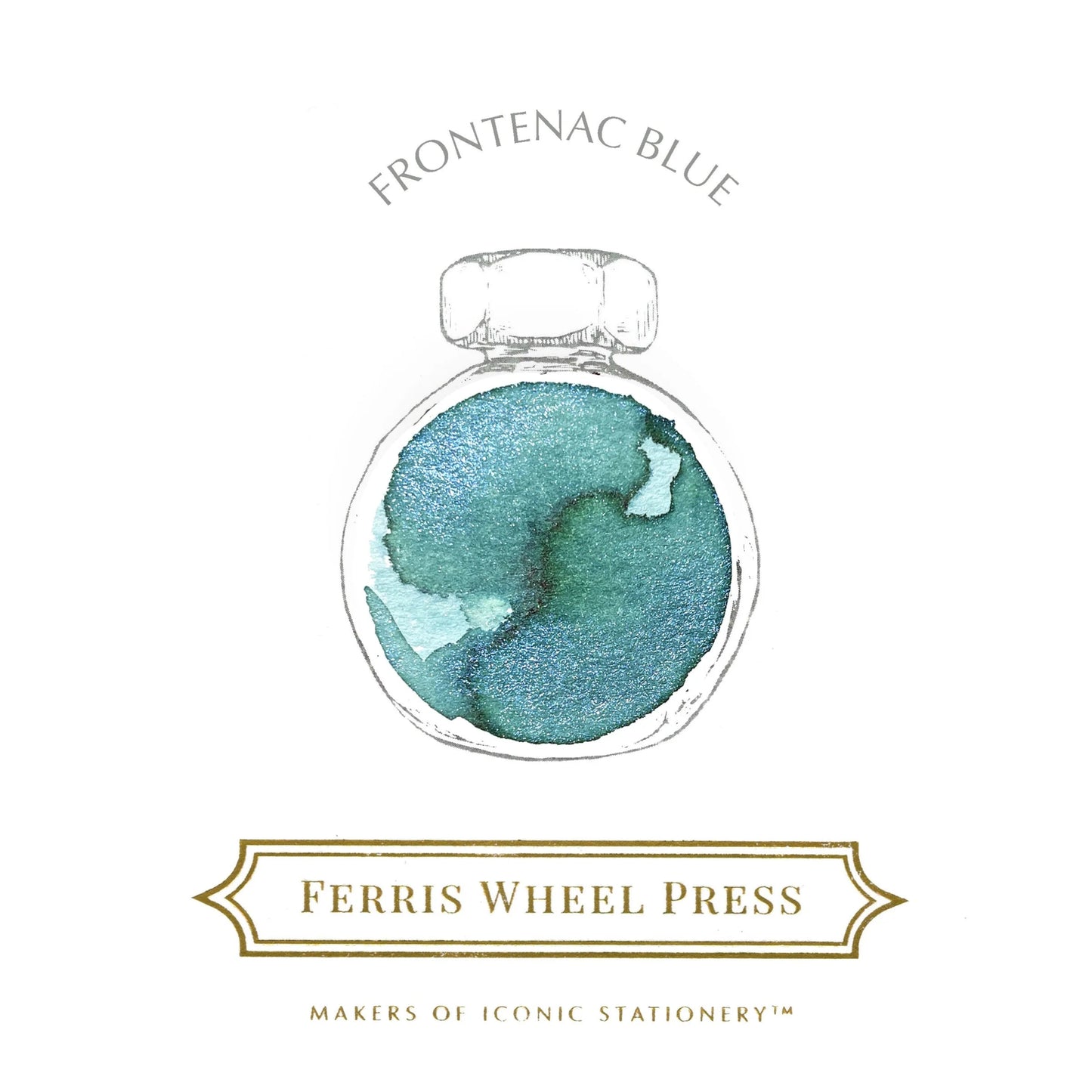 PRE-COMMANDE Encre pour stylo plume Ferris Wheel Press | Frontenac Blue Ink - Ferris Wheel Press - millenotes
