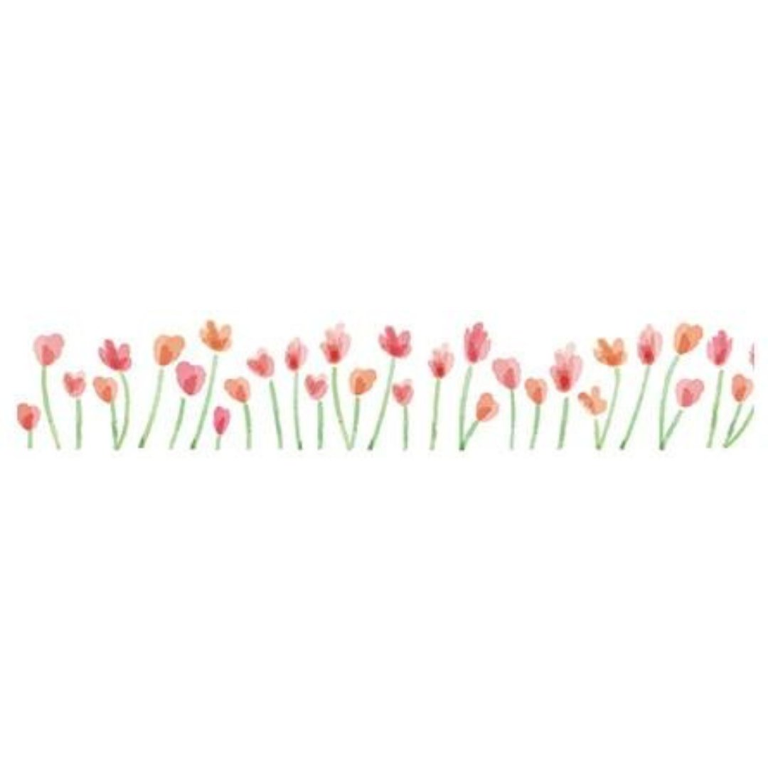 Ruban décoratif Déco Rush | Tulipes - Déco Rush - millenotes