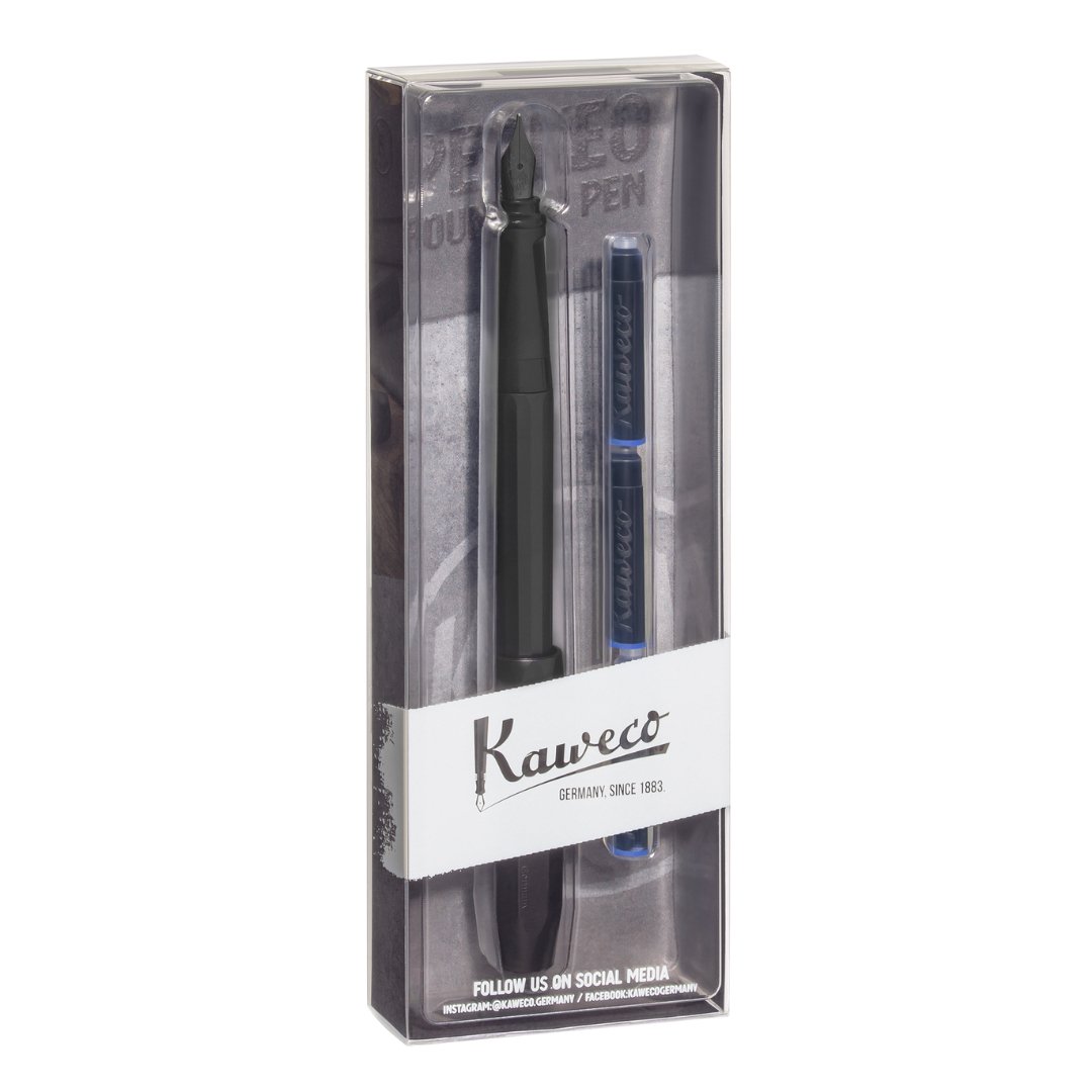 Set Kaweco PERKEO Stylo Plume | Noir - Kaweco - F - millenotes