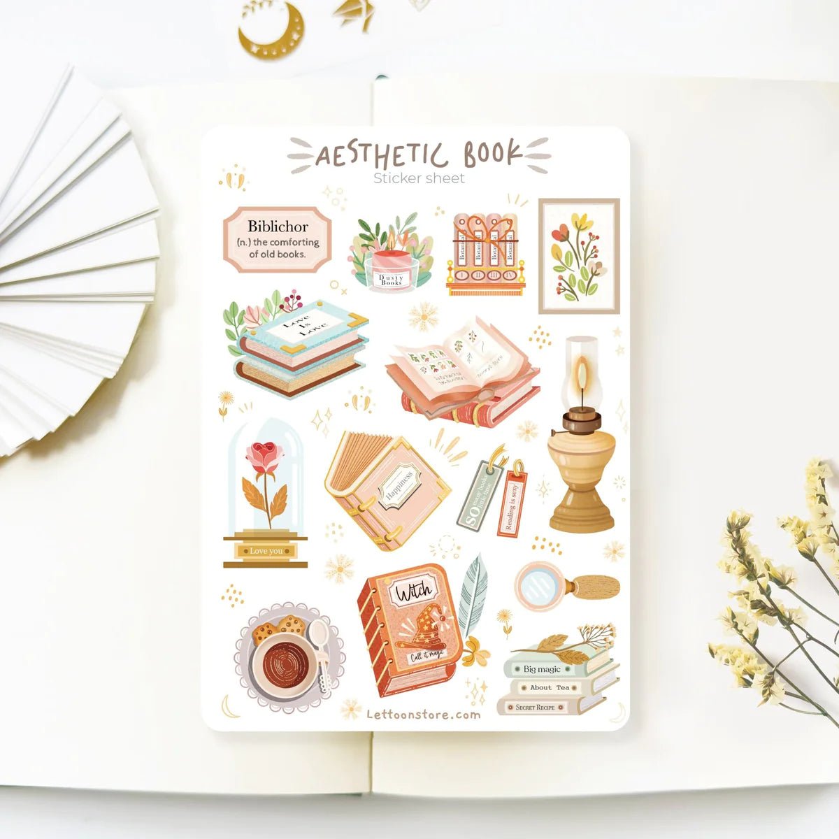 Stickers décoratifs | Aesthetic Book - LET'TOOn - millenotes
