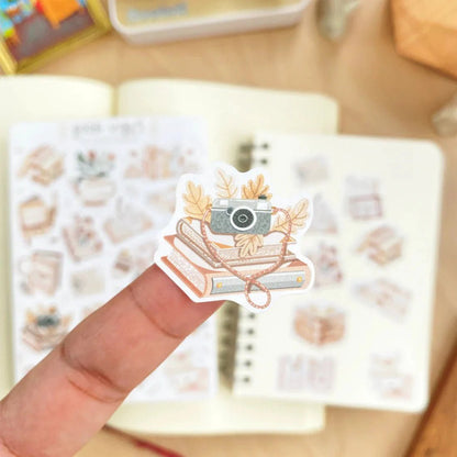 Stickers décoratifs | Book Vibes (papier semi-transparent) - LET'TOOn - millenotes