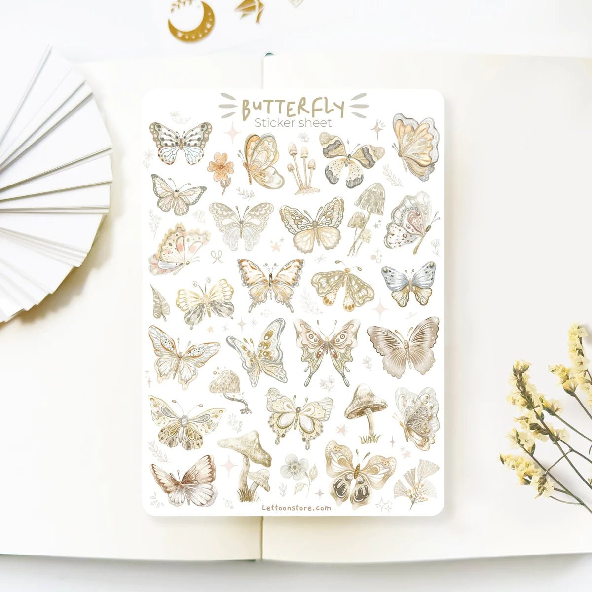 Stickers décoratifs | Butterfly - LET'TOOn - millenotes